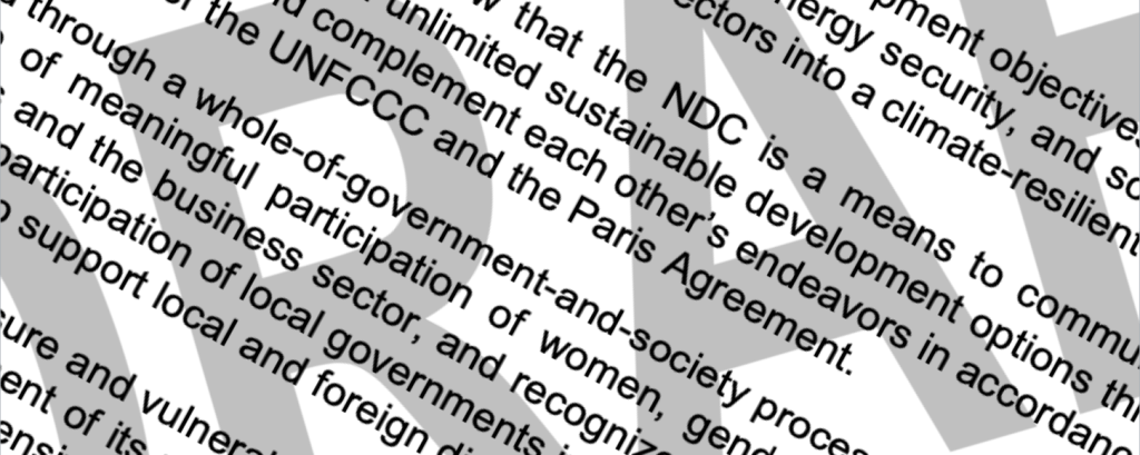 PH latest first NDC draft text: an underwhelming, inadequate, and shameful climate&nbsp;commitment